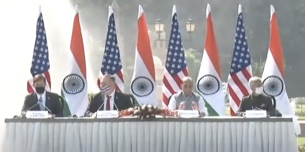 India-US Basic Exchange and Cooperation Agreement (BECA)